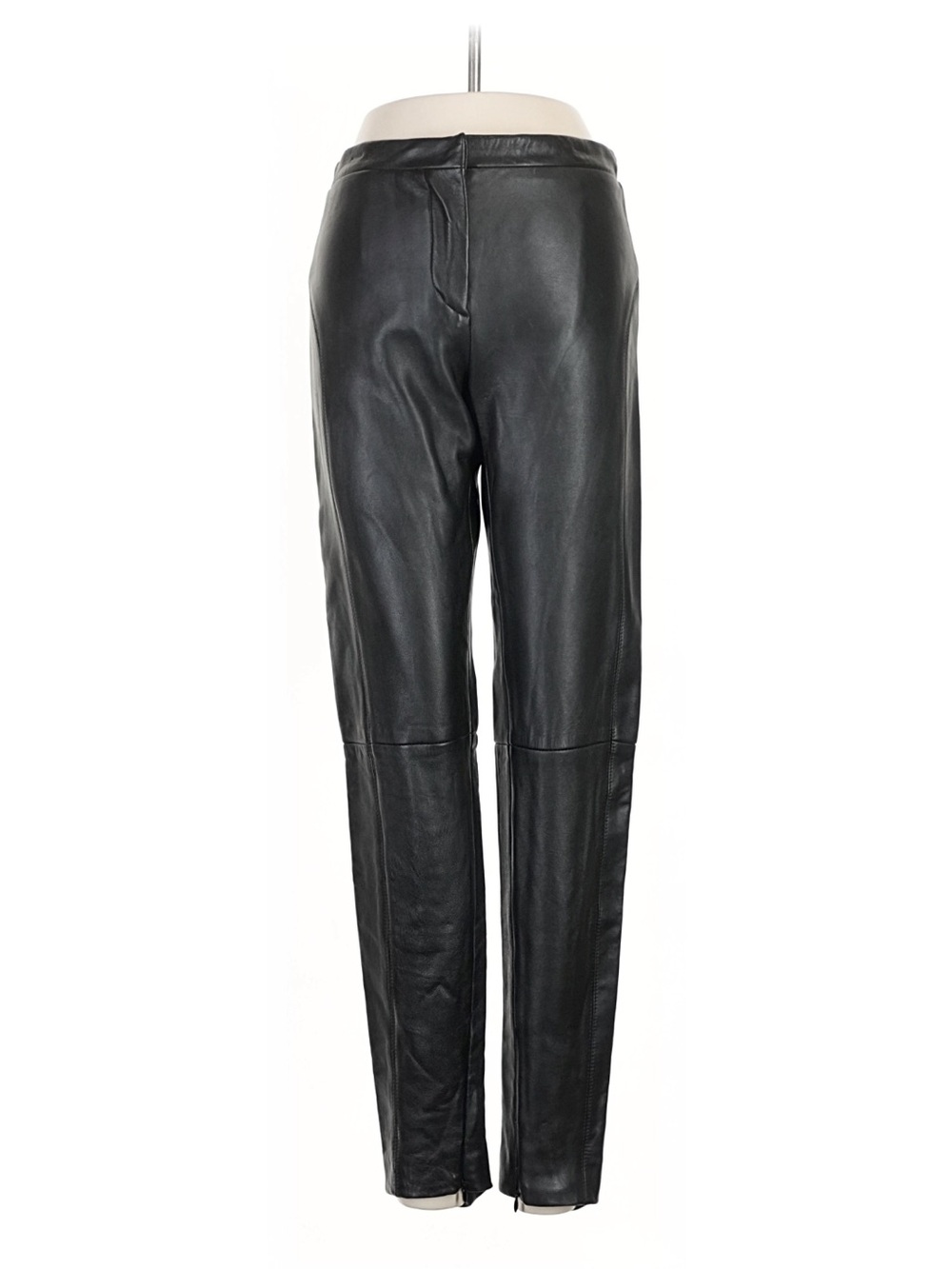 Black Genuine Leather Pants